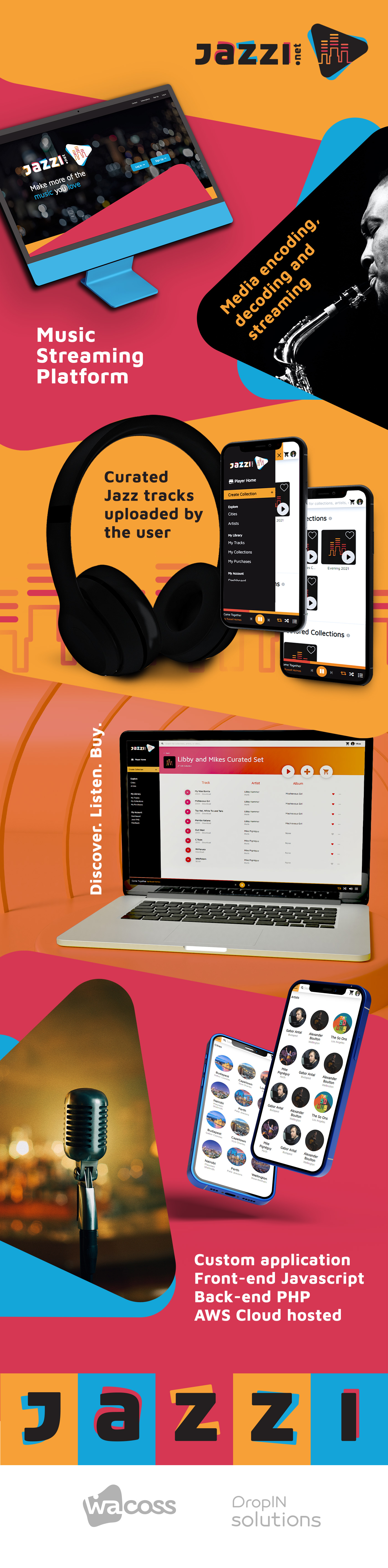 Jazzi Music Streaming Platform